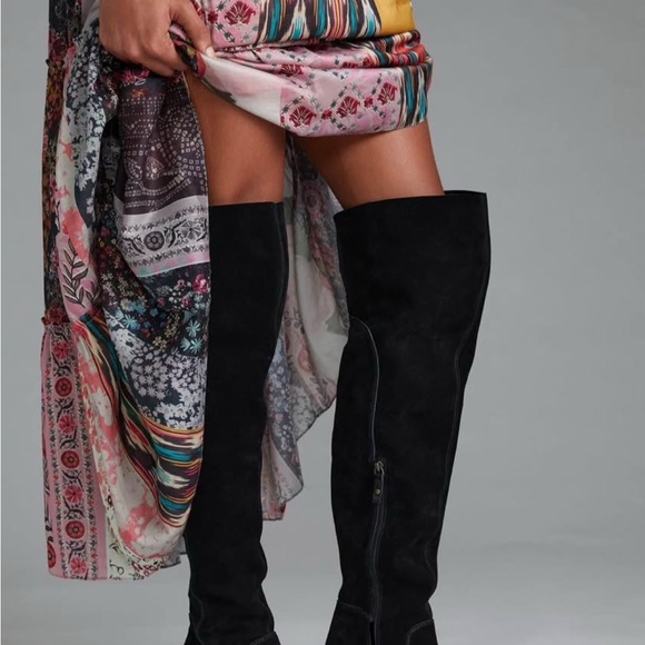 Anthropologie Shoes - Anthropologie Black Over-the-Knee Boots